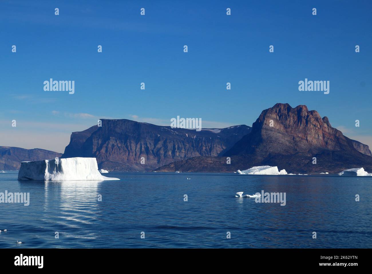 Grönland, Eisberg im Uummannaq Fjord das große Fjordsystem im nördlichen Teil Westgrönlands Stockfoto