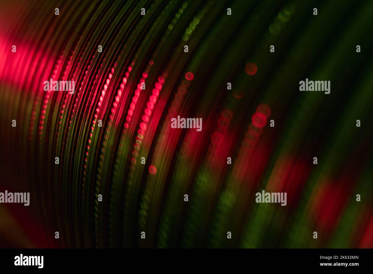 Blur Farbe leuchten Bokeh Licht Overlay gerippte Textur Stockfoto