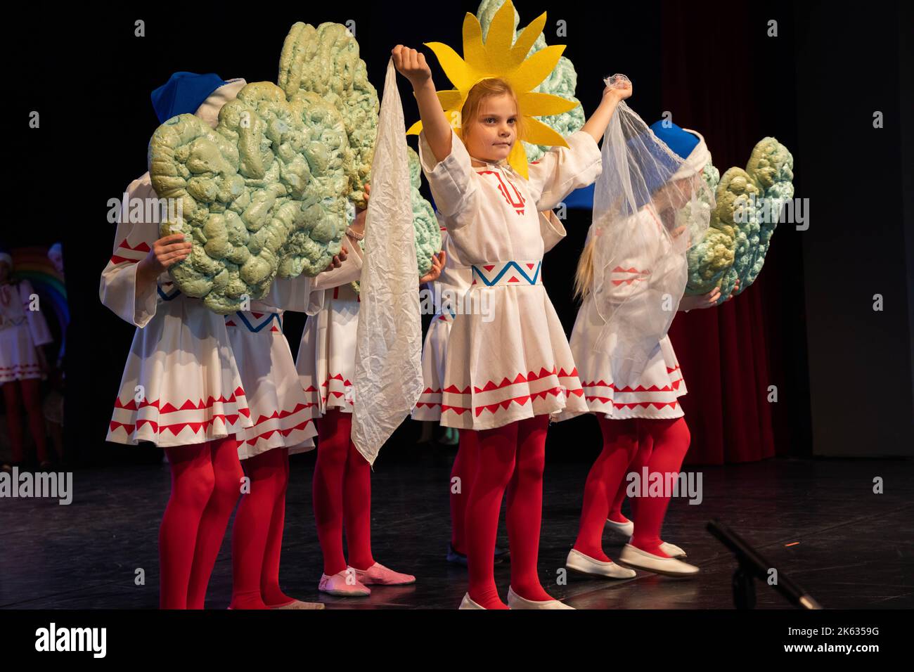 Tag der offenen Tür zum 70jährigen Bestehen des Sorbischen National-Ensembles im Serbski Ludowy Ansambl. Bautzen, 09.10.2022 Stockfoto