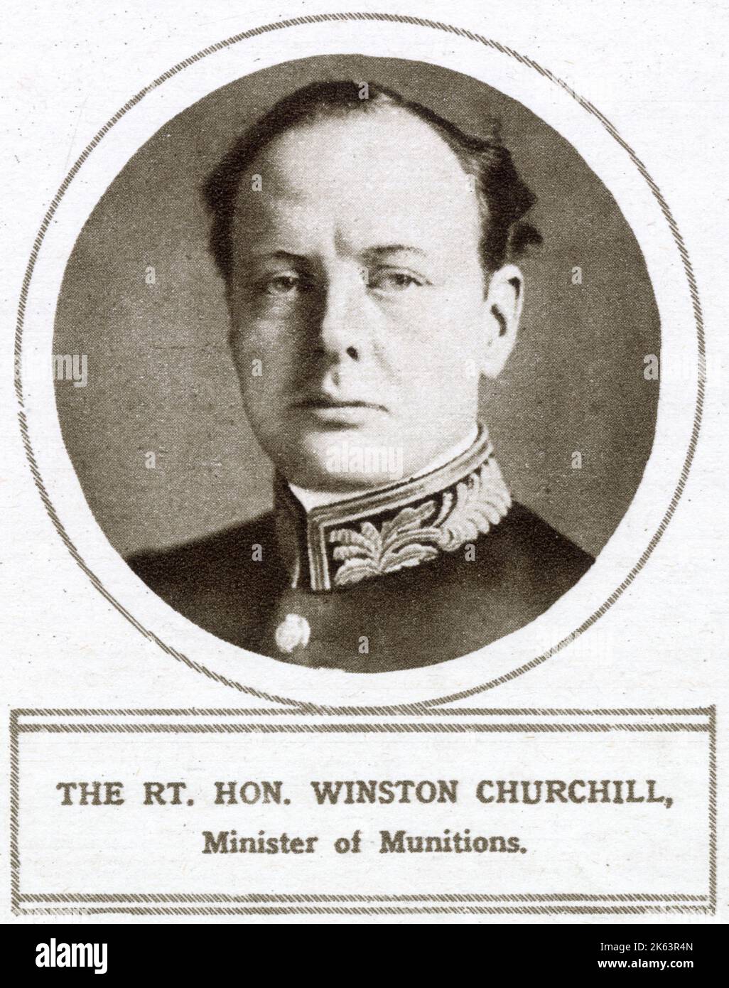 Winston Churchill (1874 - 1965), während des Zweiten Weltkriegs war Churchill Munitionsminister und später Premierminister des Vereinigten Königreichs von 1940 bis 1945. Stockfoto