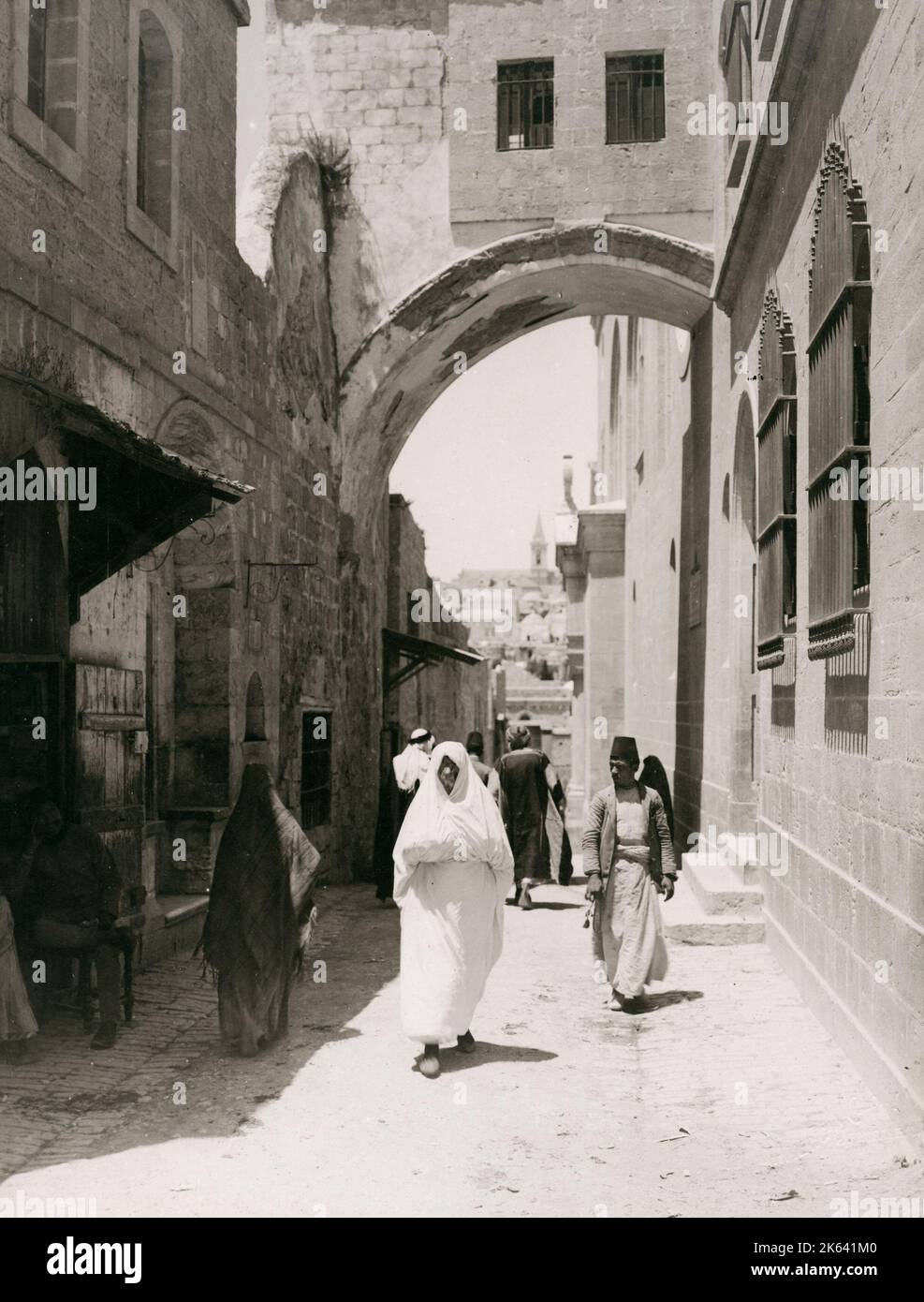 Ecce Homo Arch Jerusalem, Palästina, Israel, Heiliges Land um 1930 Stockfoto