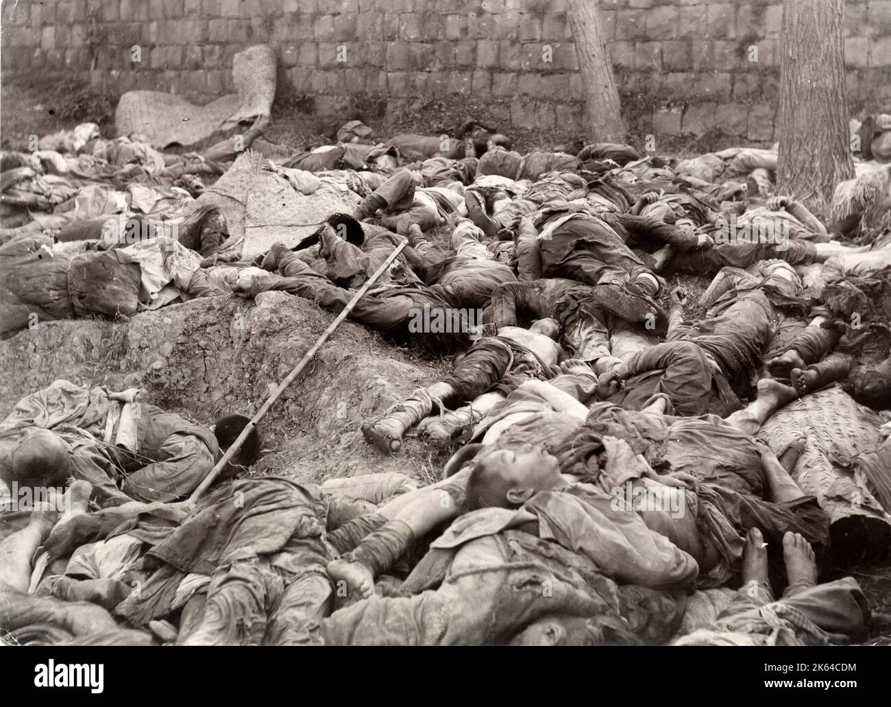 Toten Chinesen nach dem Wanshien Vorfall in China, 1926. Stockfoto