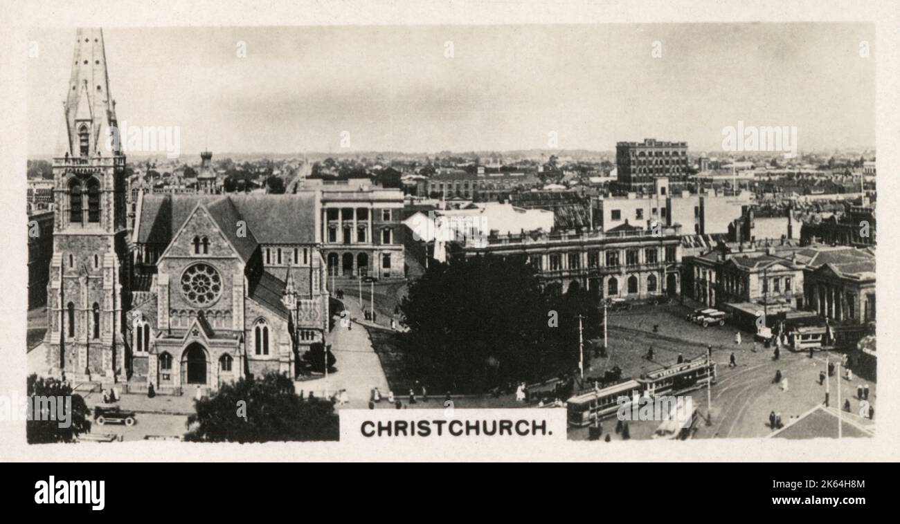 Neuseeland - Cathedral Square, Christchurch Stockfoto