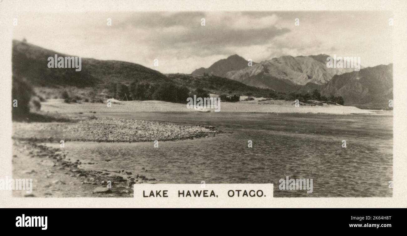 Neuseeland - Hawea-See, Otago Stockfoto