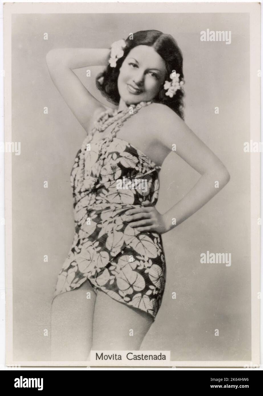 Movita Castenada, amerikanische Filmschauspielerin Stockfoto