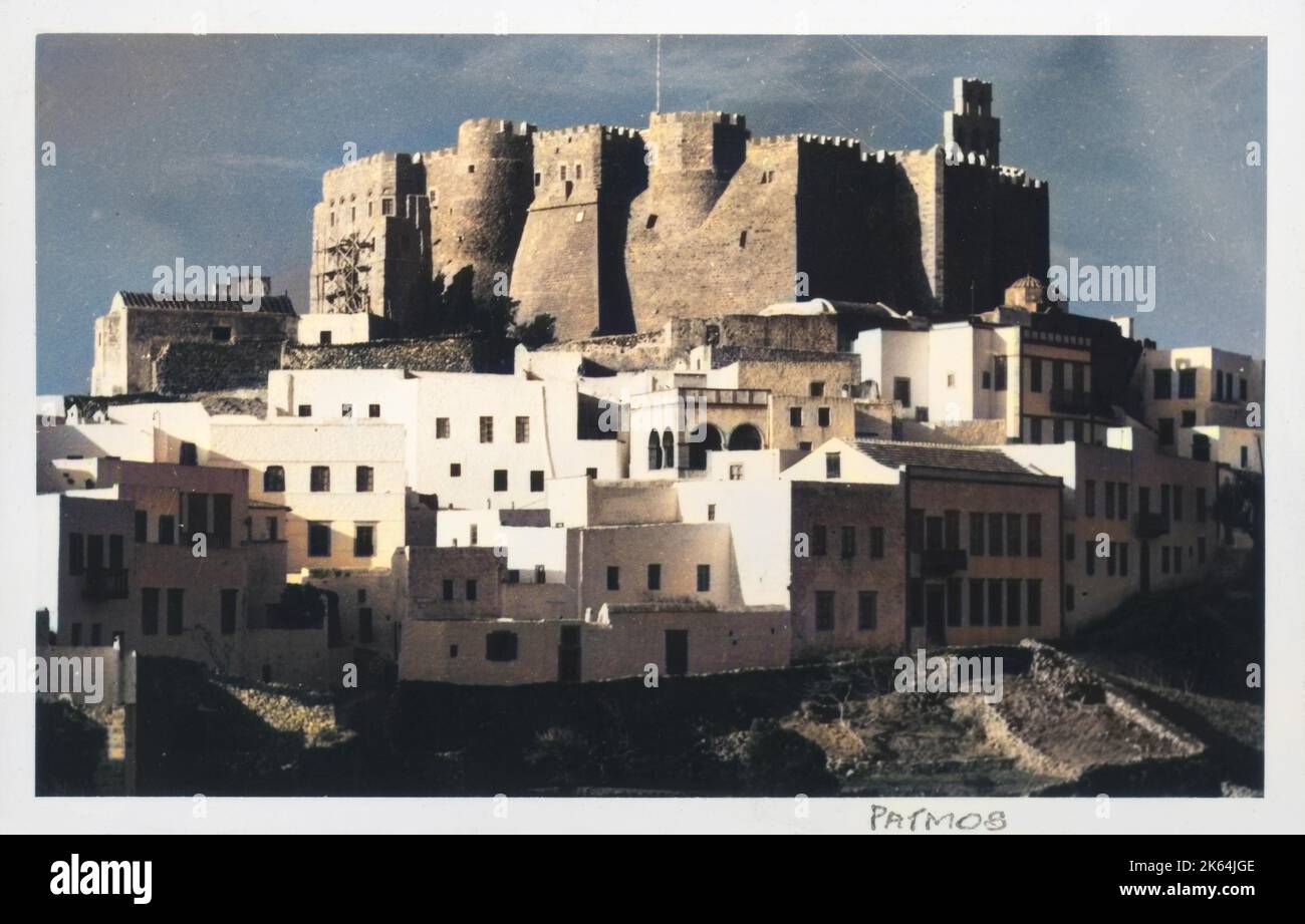 Das Kloster des heiligen Johannes des Theologen, das die Form einer