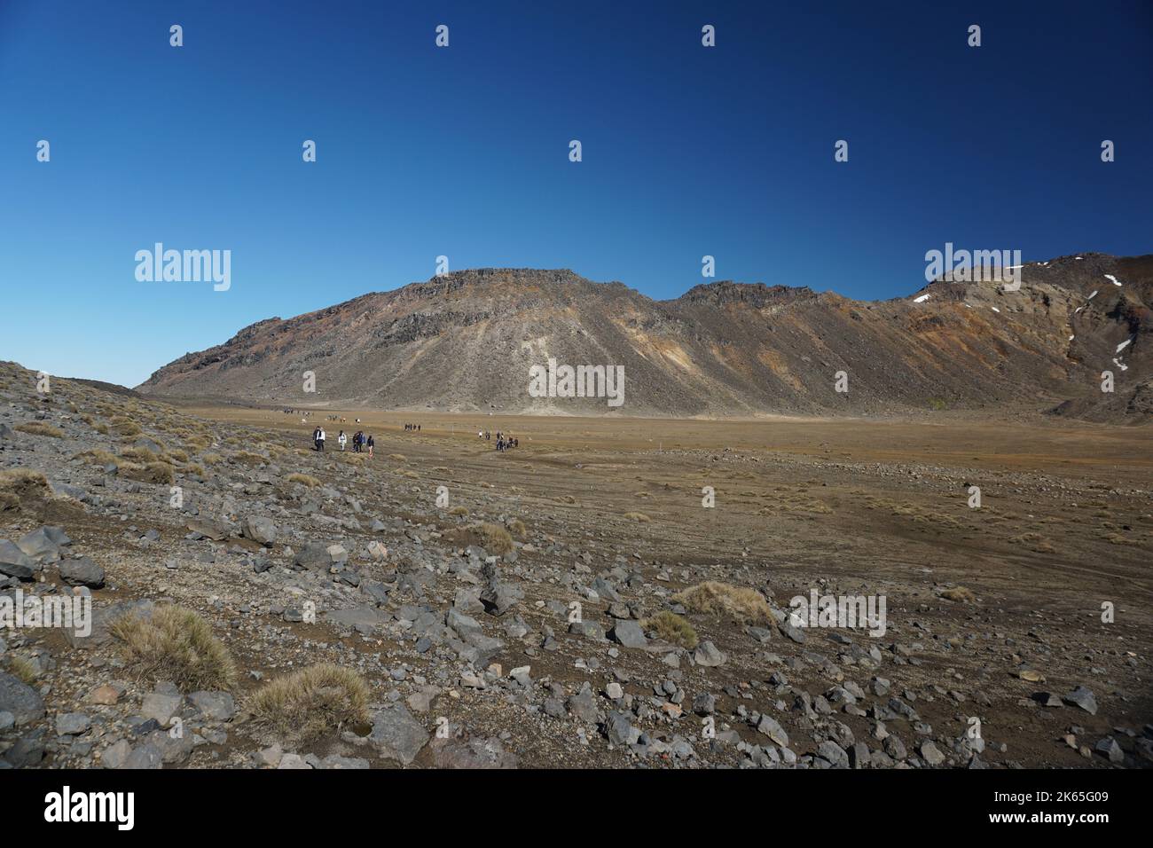 Atemberaubende Landschaft rund um den Tongariro National Park in Neuseeland. Stockfoto