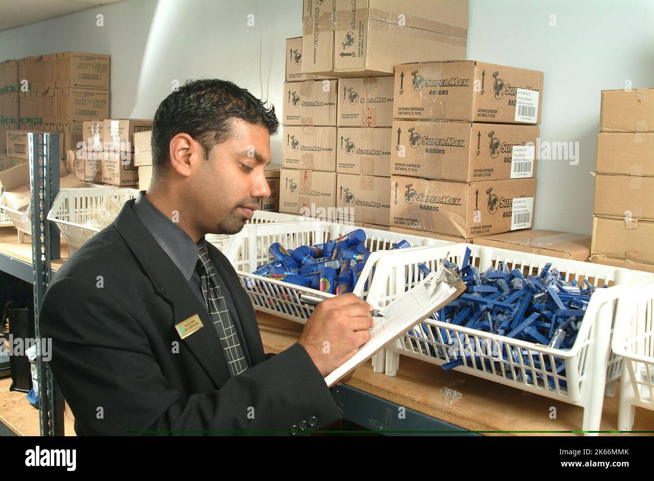 Hotelmanager Stockfoto