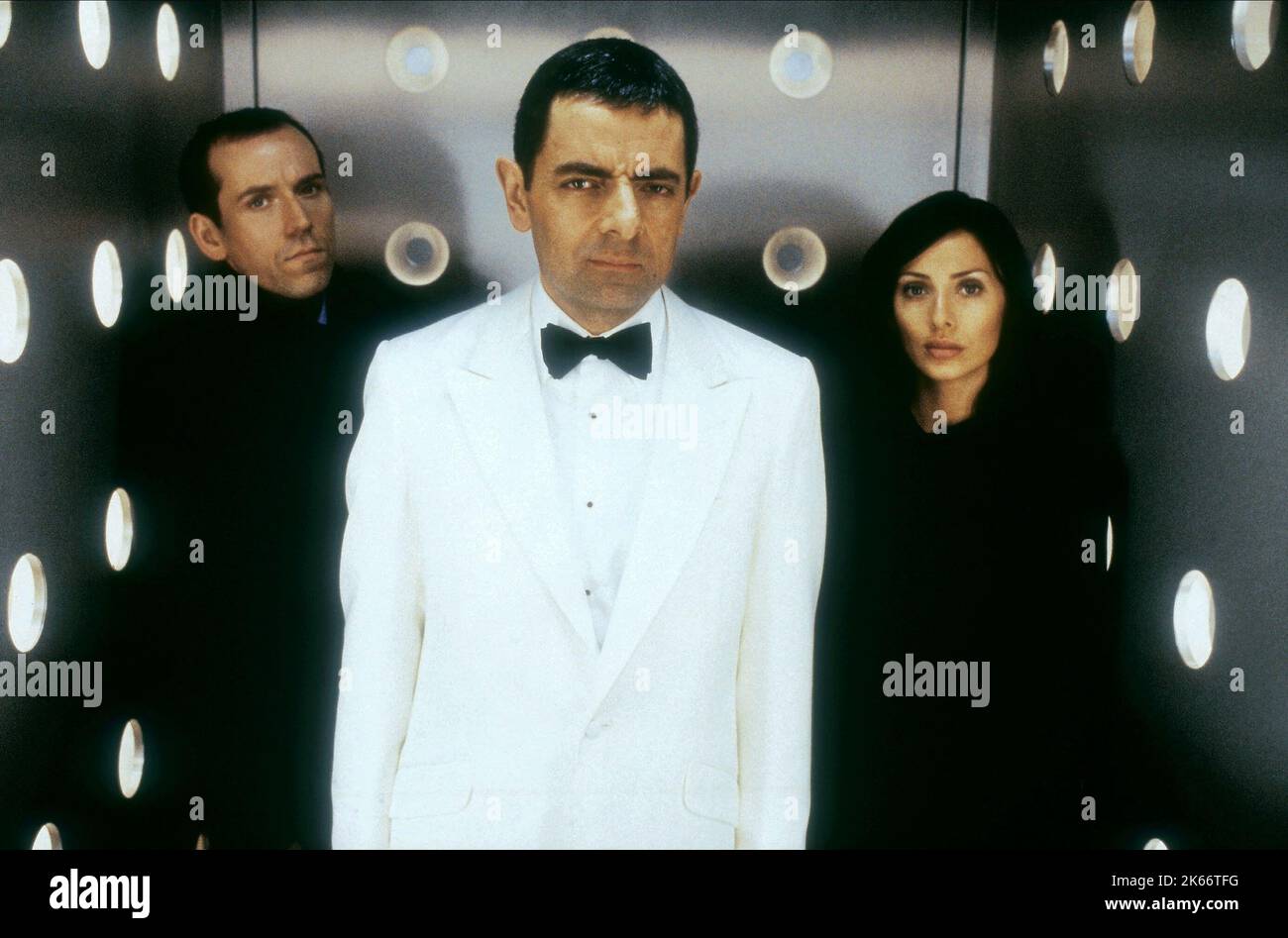 BEN MILLER, Rowan Atkinson, Natalie Imbruglia, JOHNNY ENGLISH, 2003 Stockfoto