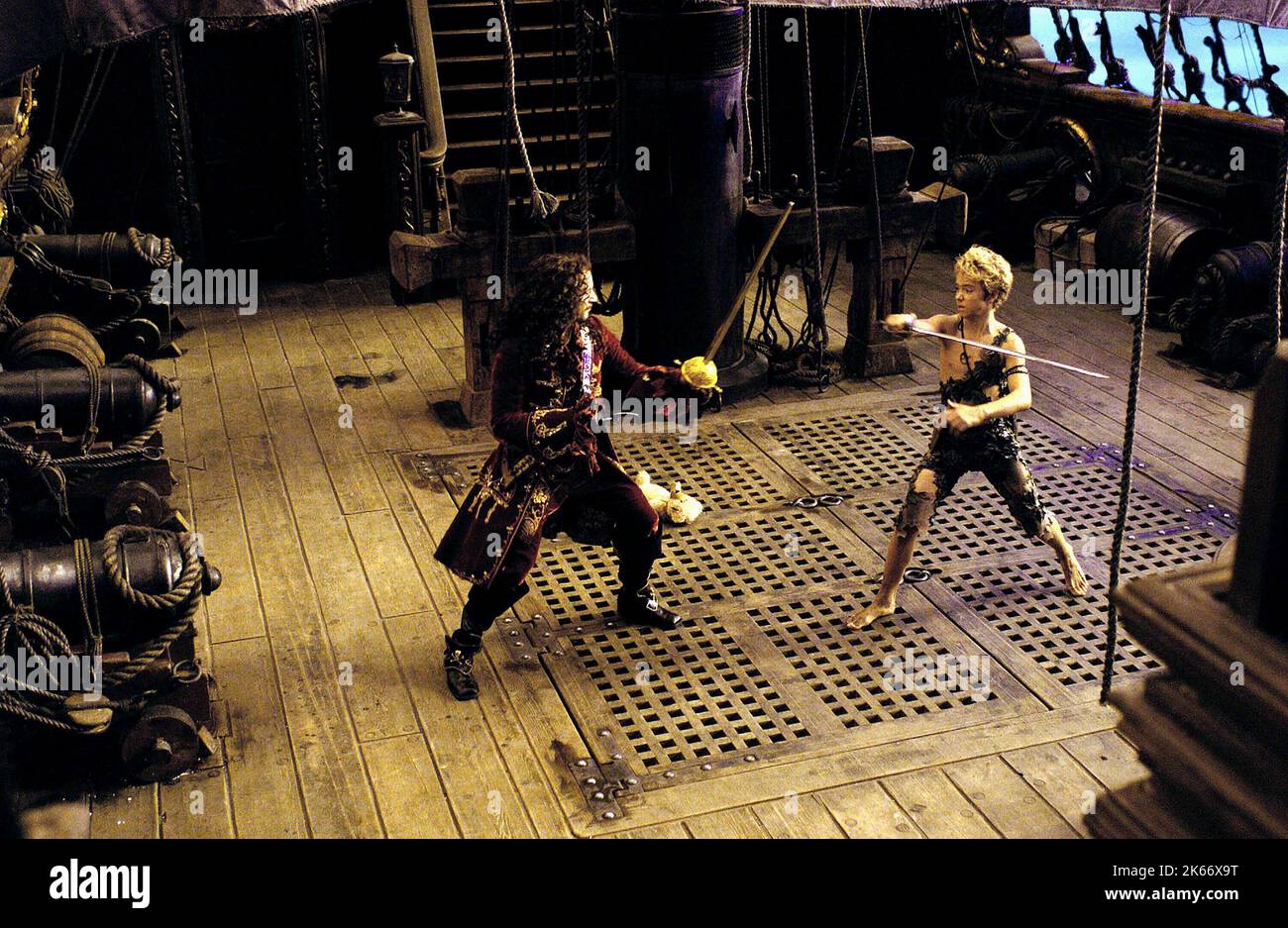 JASON ISAACS, Jeremy Sumpter, Peter Pan, 2003 Stockfoto