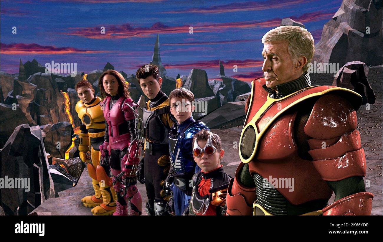 SABARA, VEGA, VITO, EDNER, PINKSTON, MONTALBAN, SPIONAGE KIDS 3-D: GAME OVER, 2003 Stockfoto