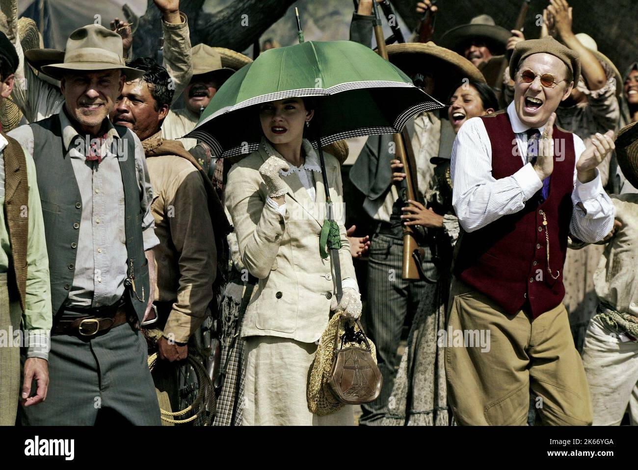 ALEXA DAVALOS UND PANCHO VILLA ALS ER SELBST, 2003 Stockfoto