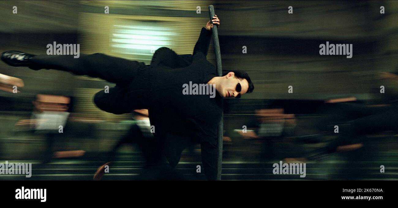 KEANU REEVES, DER MATRIX RELOADED, 2003 Stockfoto