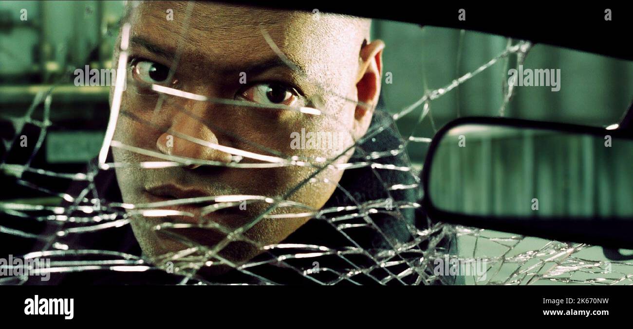 LAURENCE FISHBURNE, DIE MATRIX RELOADED, 2003 Stockfoto