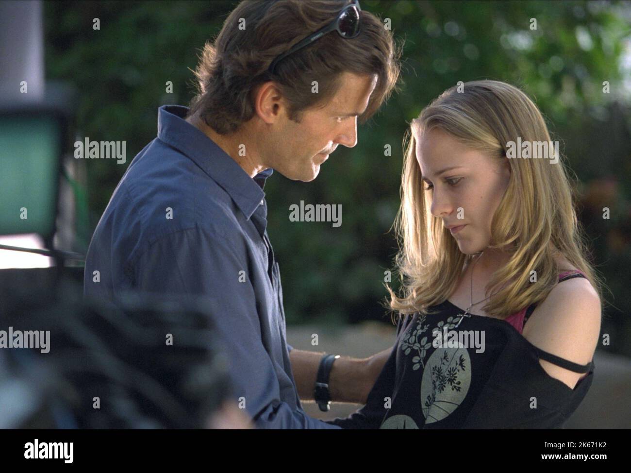 D.W. MOFFETT, EVAN RACHEL WOOD, dreizehn, 2003 Stockfoto