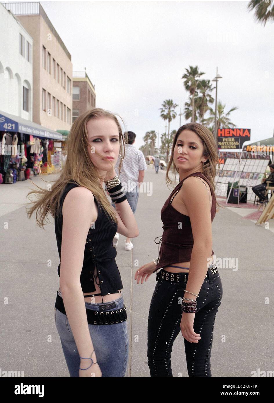 EVAN RACHEL WOOD, Nikki Reed, dreizehn, 2003 Stockfoto