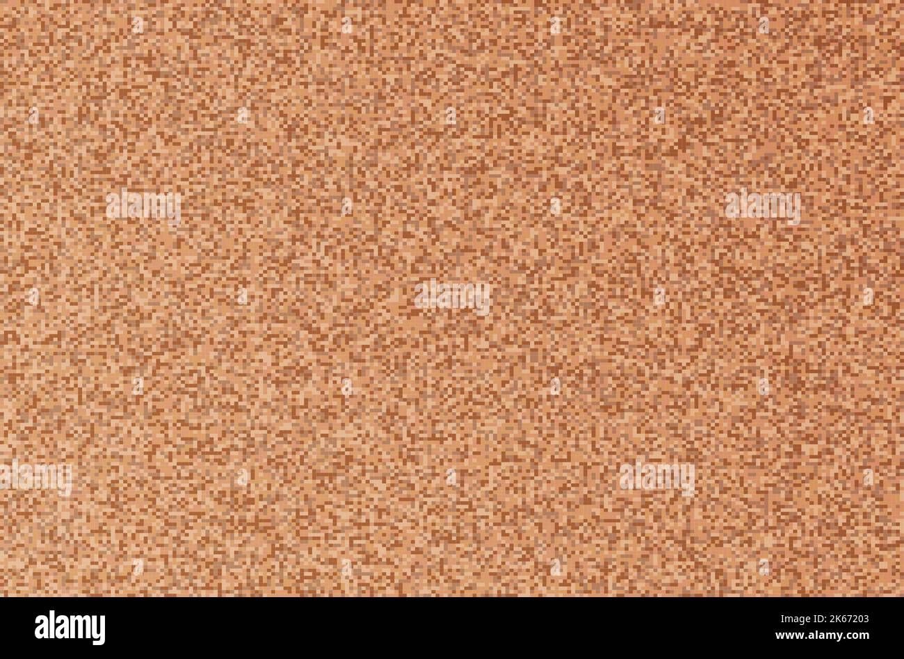 Vektorhintergrund im Pixelstil, stilisierter Corck-Board-Hintergrund. Vektorgrafik. Stock Vektor