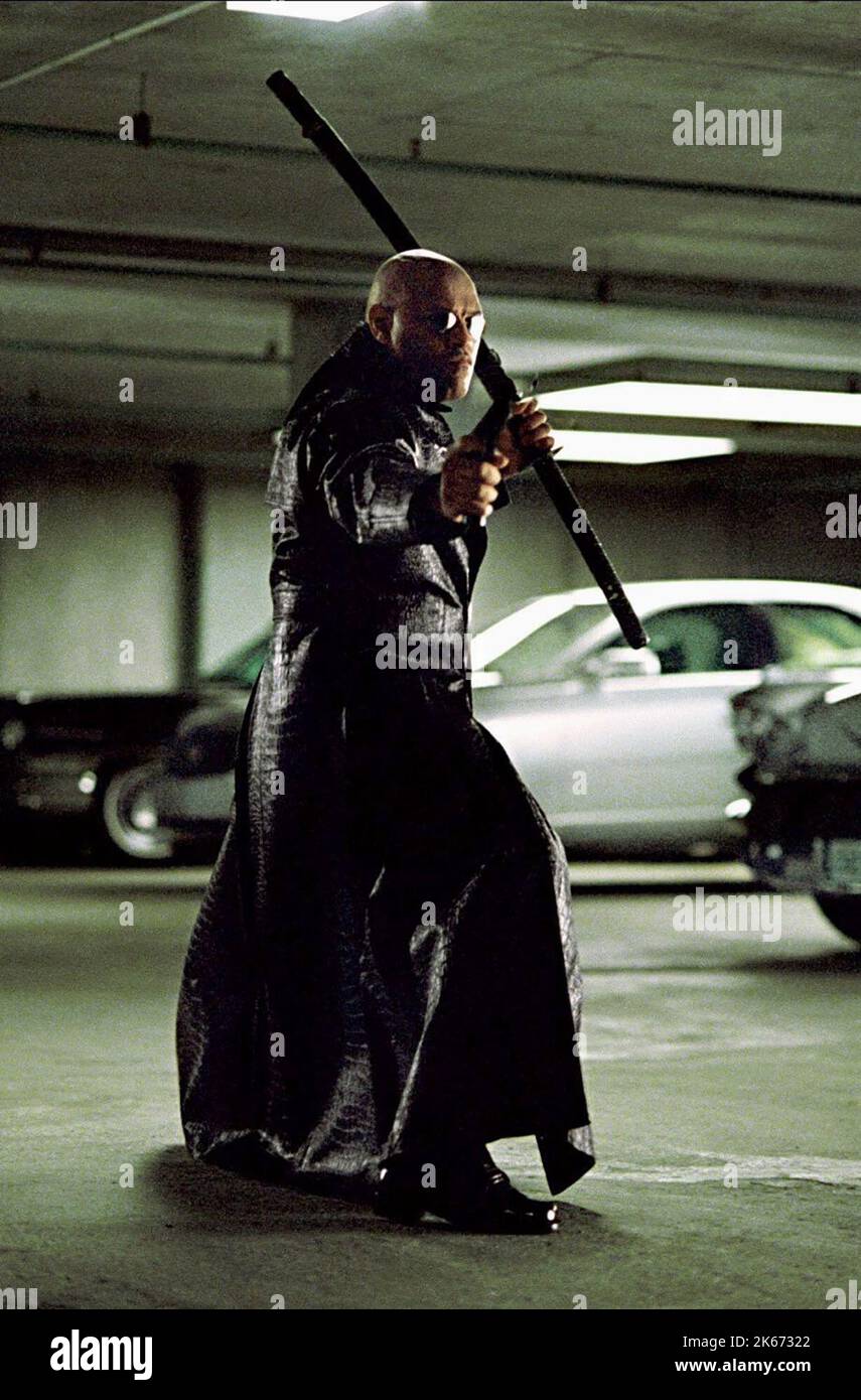 LAURENCE FISHBURNE, DIE MATRIX RELOADED, 2003 Stockfoto