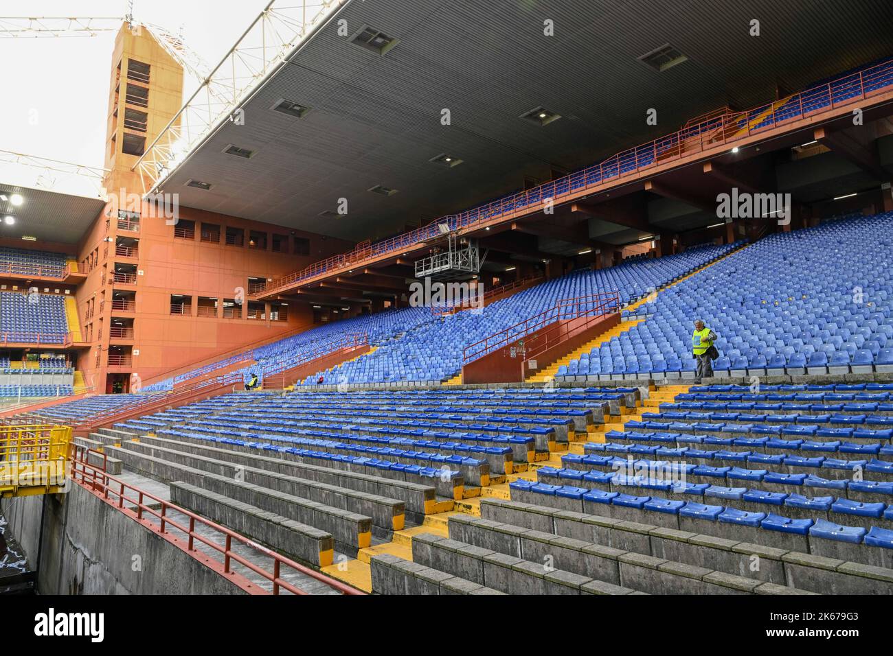 Genua, Italien. 10. Oktober 2022. Luigi Ferraris Stadium, Geova, Italien, 10.10.22 Innenansicht des Luigi Ferraris Stadions in Genova, Italien Fußball (Cristiano Mazzi/SPP) Quelle: SPP Sport Pressefoto. /Alamy Live News Stockfoto