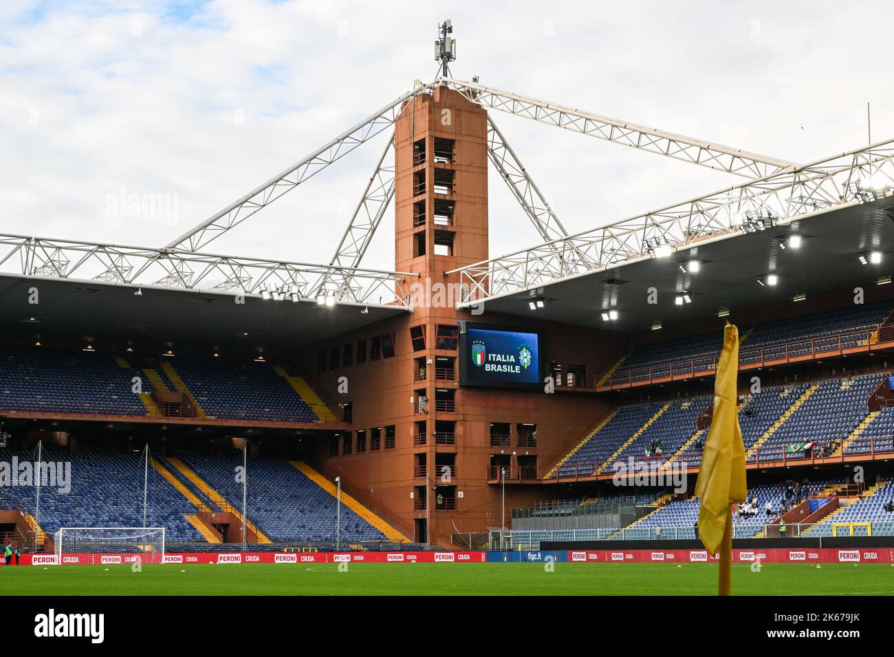 Genua, Italien. 10. Oktober 2022. Luigi Ferraris Stadium, Geova, Italien, 10.10.22 Innenansicht des Luigi Ferraris Stadions in Genova, Italien Fußball (Cristiano Mazzi/SPP) Quelle: SPP Sport Pressefoto. /Alamy Live News Stockfoto