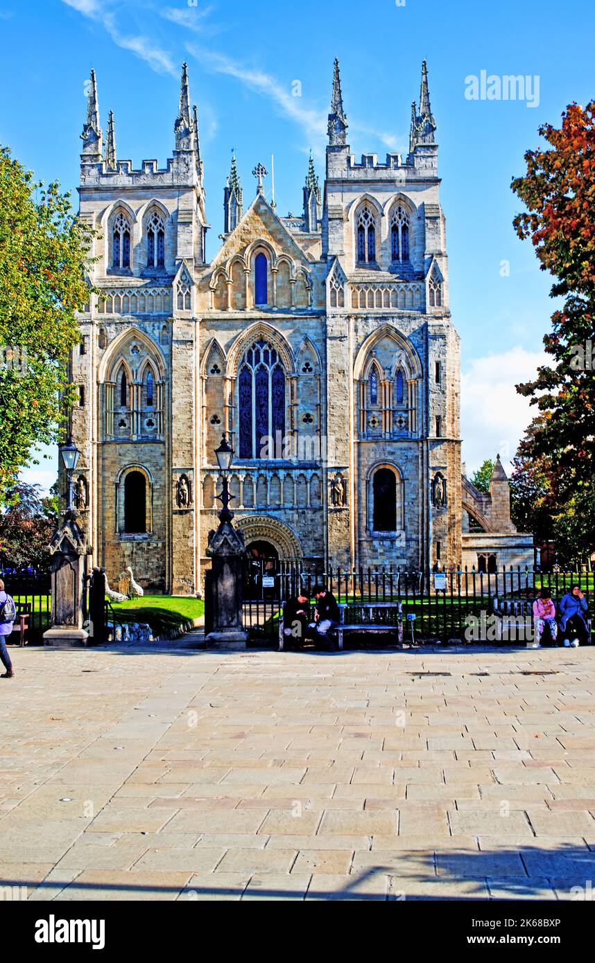 Selby Abbey, Selby, Yorkshire, England Stockfoto