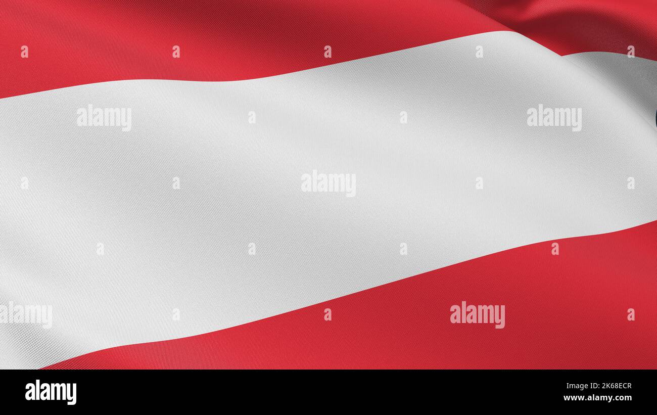 österreich Flagge wien Zeichen österreichisches offizielles Symbol Stockfoto