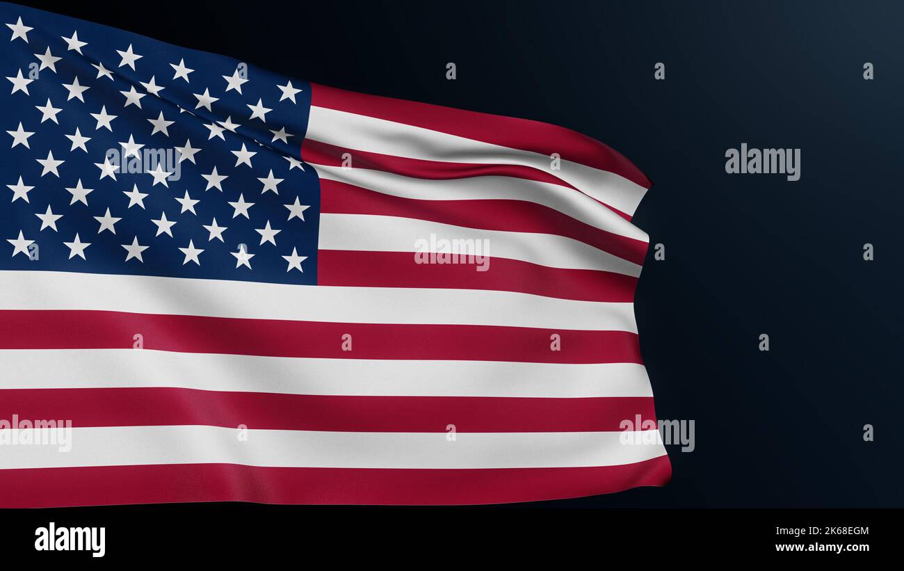 usa Flagge vereinigte Staaten von amerika patriotisches Symbol Stockfoto