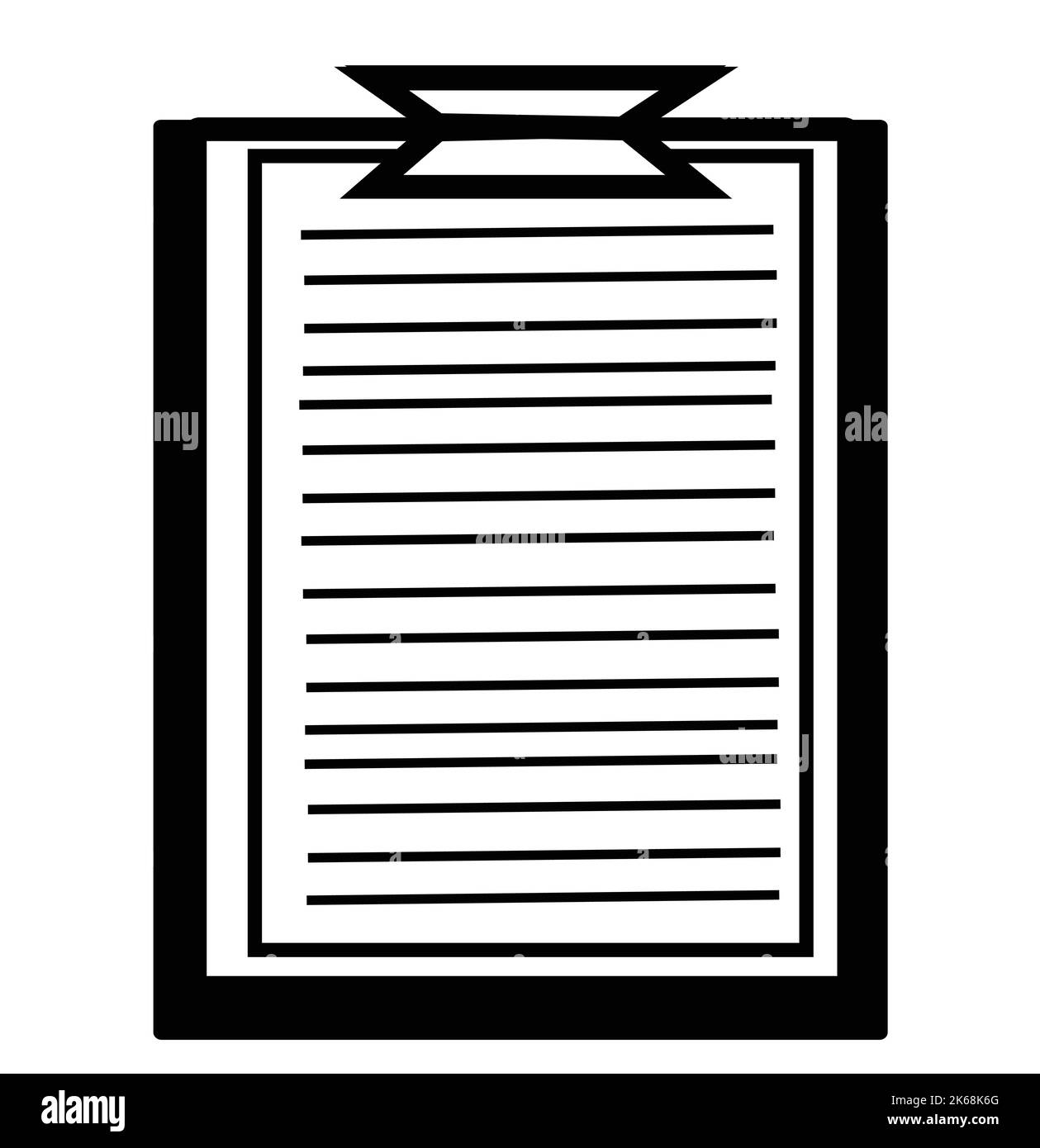 Exam Board schwarz-weißes Design. Grafik-Quelle Stock Original-Vektor-Zeichnung. vektor-Grafik-Design-Symbole und Symbole für Logo-Design Stock Vektor