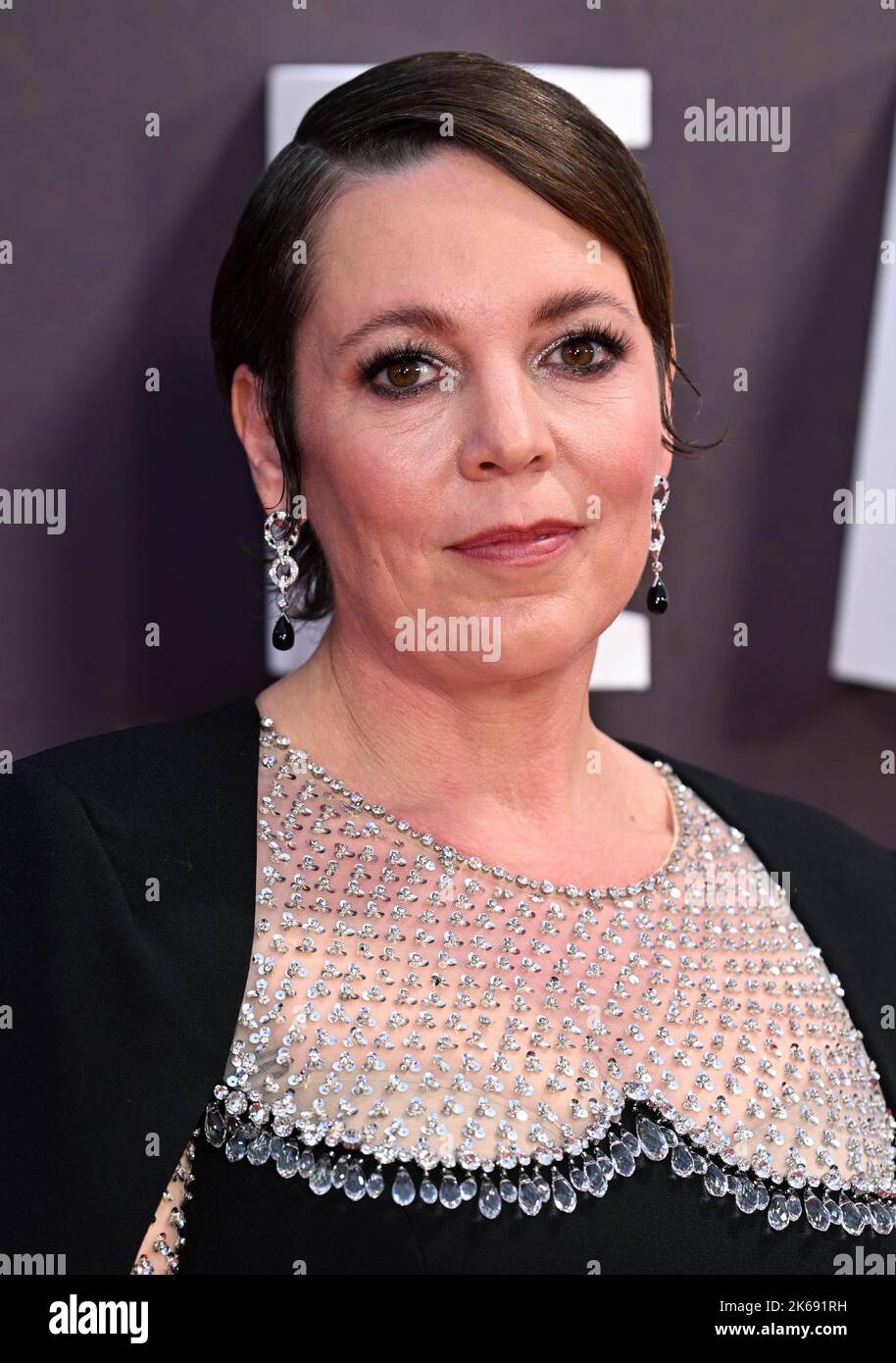 12.. Oktober 2022. London, Großbritannien. Olivia Colman bei der Ankunft beim BFI London Film Festival Premiere von Empire of Light, Royal Festival Hall. Quelle: Doug Peters/EMPICS/Alamy Live News Stockfoto