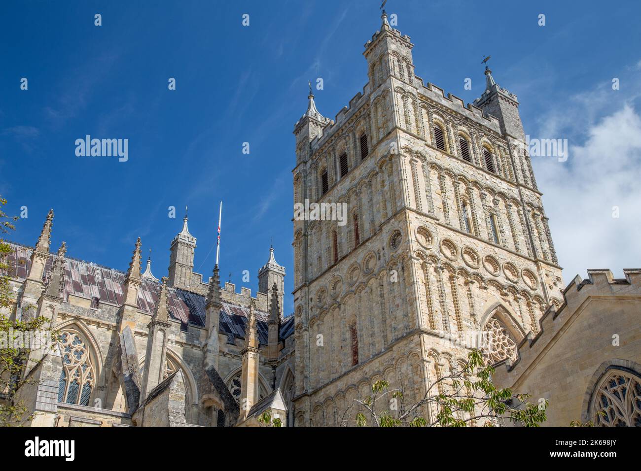Exeter Kathedrale, Exeter, Devon Stockfoto