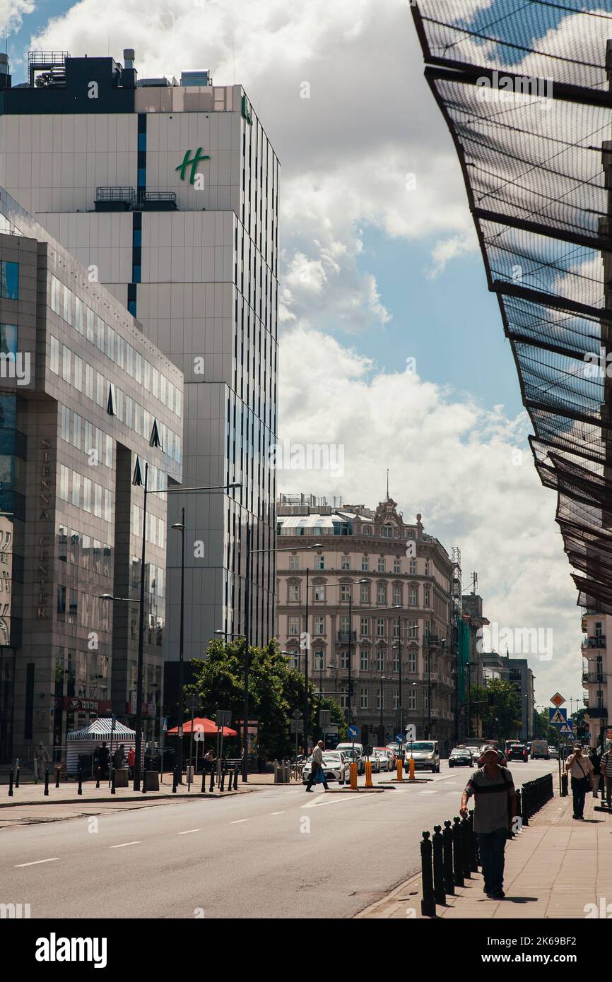 Straßenverkehrshotel, Wahrzeichen der Innenstadt Stockfoto