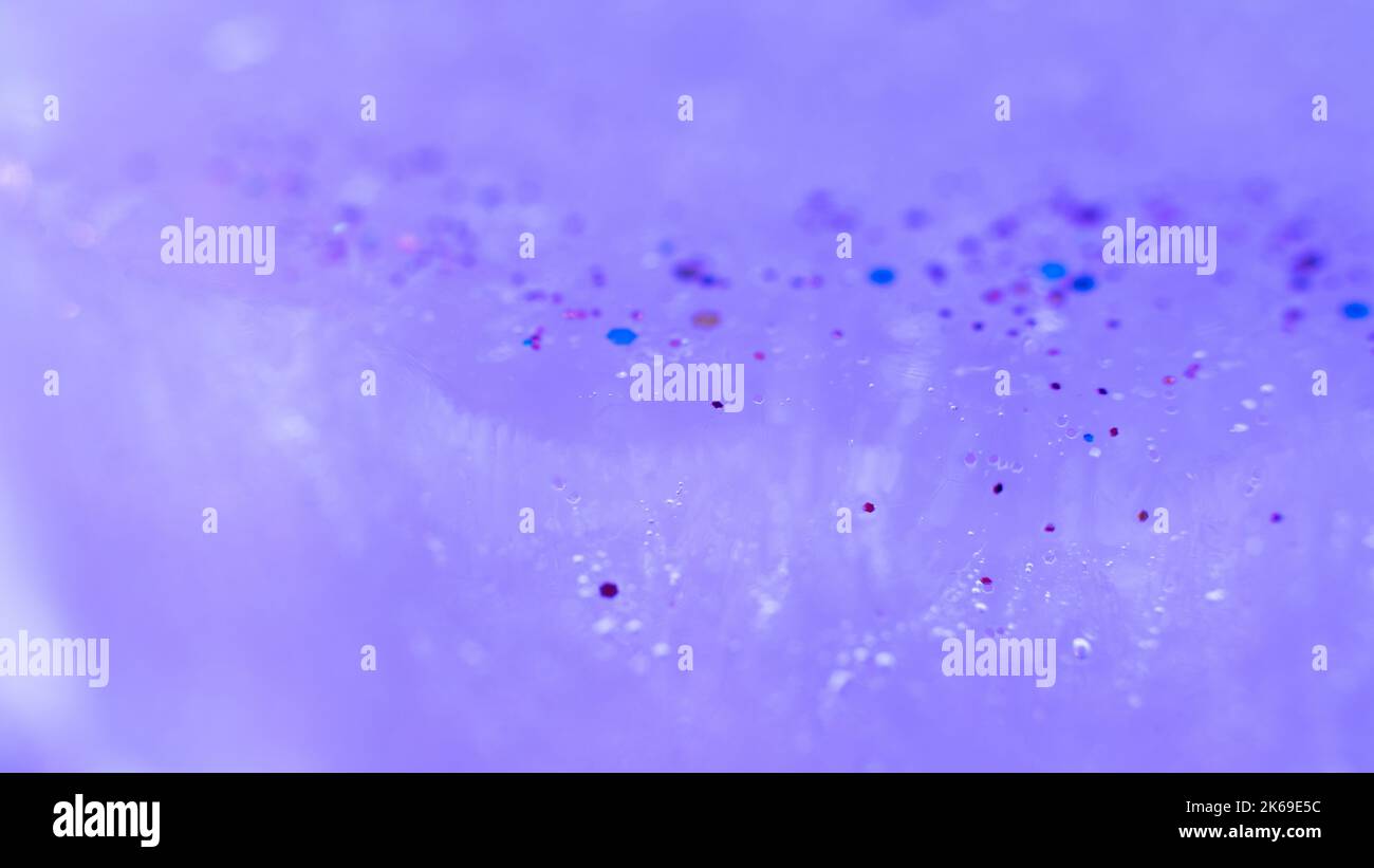 Glitter funkelt Lavendel blau entkokelt Kunst Hintergrund Stockfoto