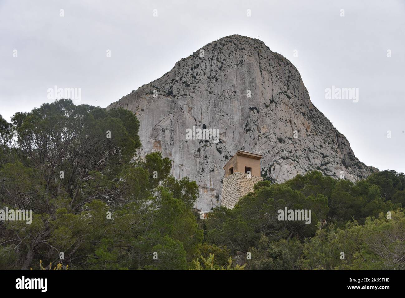 Parc Natural del Penyal de IFAC, Calpe, Spanien Stockfoto