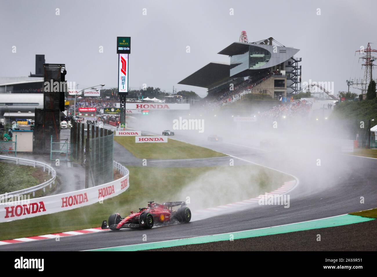 #16 Charles Leclerc (MCO, Scuderia Ferrari), F1 Grand Prix von Japan auf dem Suzuka International Racing Course am 9. Oktober 2022 in Suzuka, Japan. (Foto mit ZWEI HOHEN Bildern) Stockfoto