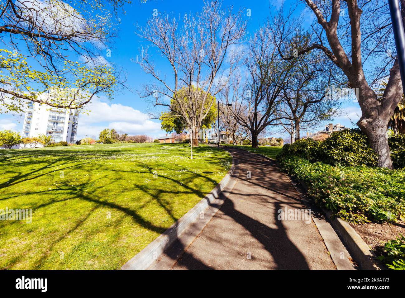 Princes Park in Hobart, Tasmanien, Australien Stockfoto
