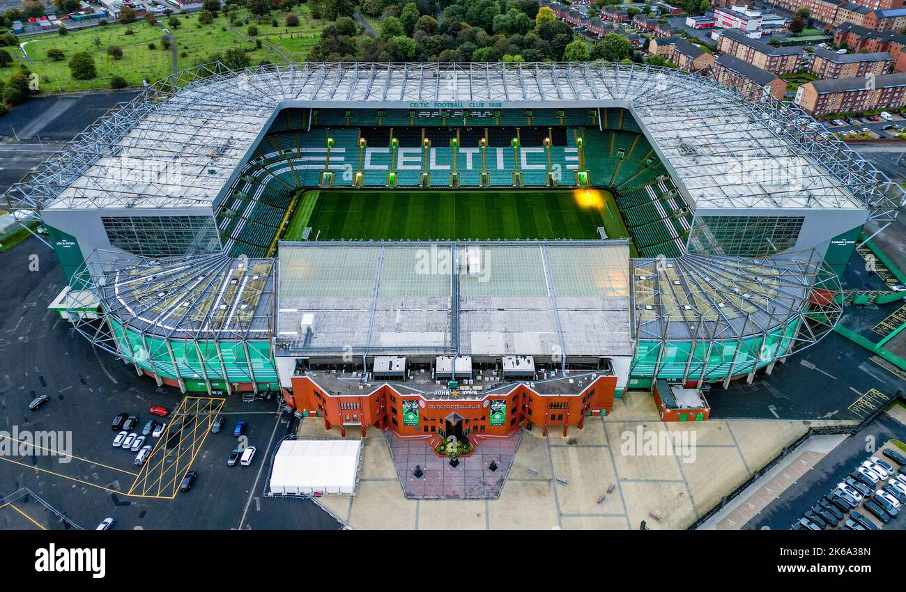 Celtic Stadium of FC Celtic Glasgow - GLASGOW, SCHOTTLAND - 05. OKTOBER 2022 Stockfoto