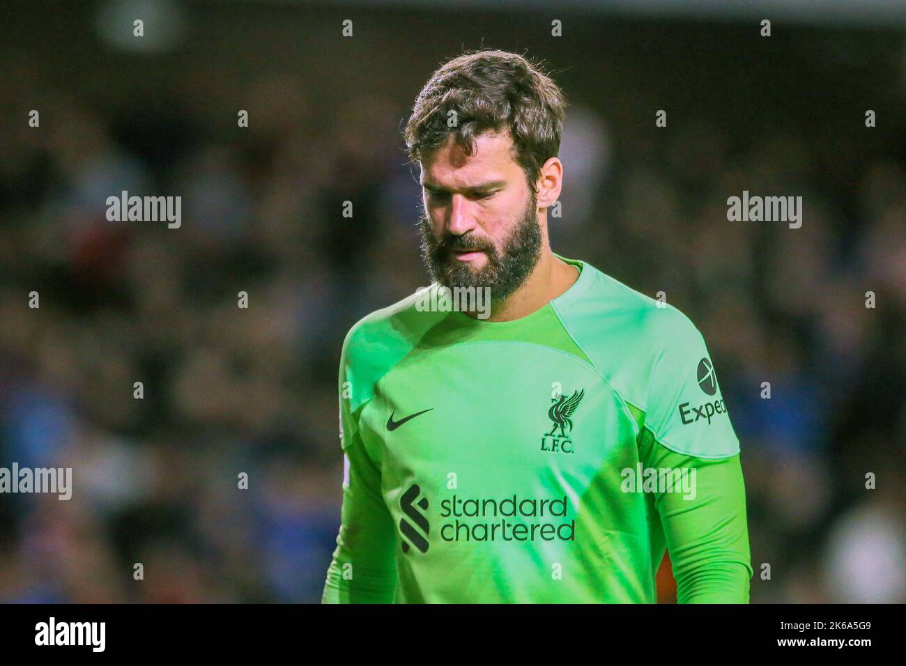 Glasgow, Großbritannien. 12. Oktober 2022. Im zweiten Spiel der Gruppenetappen der Champions League spielen die Rangers FC im Ibrox, dem Heimstadion der Rangers in Glasgow, zwischen diesen beiden Teams den FC Liverpool. Das erste Spiel zwischen diesen beiden Teams in der Champions League, Liverpool gewann 2 - 0. Kredit: Findlay/Alamy Live Nachrichten Stockfoto