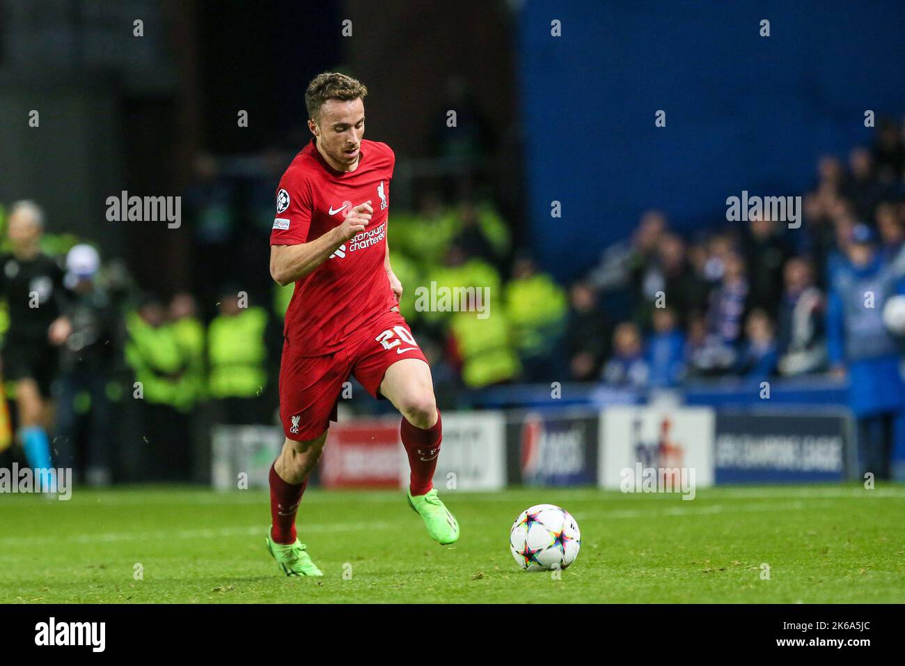 Glasgow, Großbritannien. 12. Oktober 2022. Im zweiten Spiel der