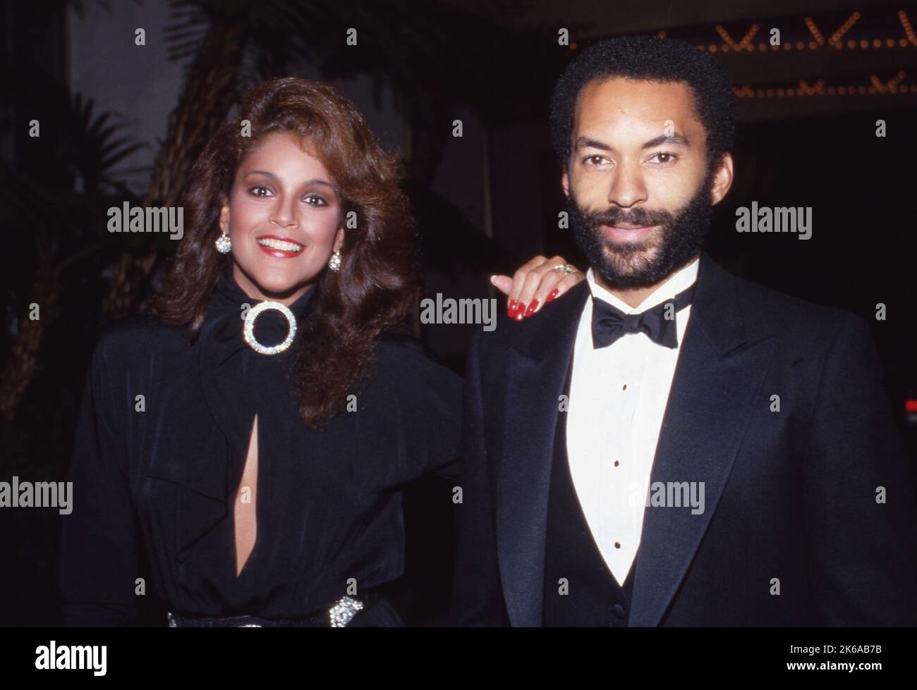 Jayne Kennedy und Bill Overton um die 1980er Jahre Credit: Ralph Dominguez/MediaPunch Stockfoto