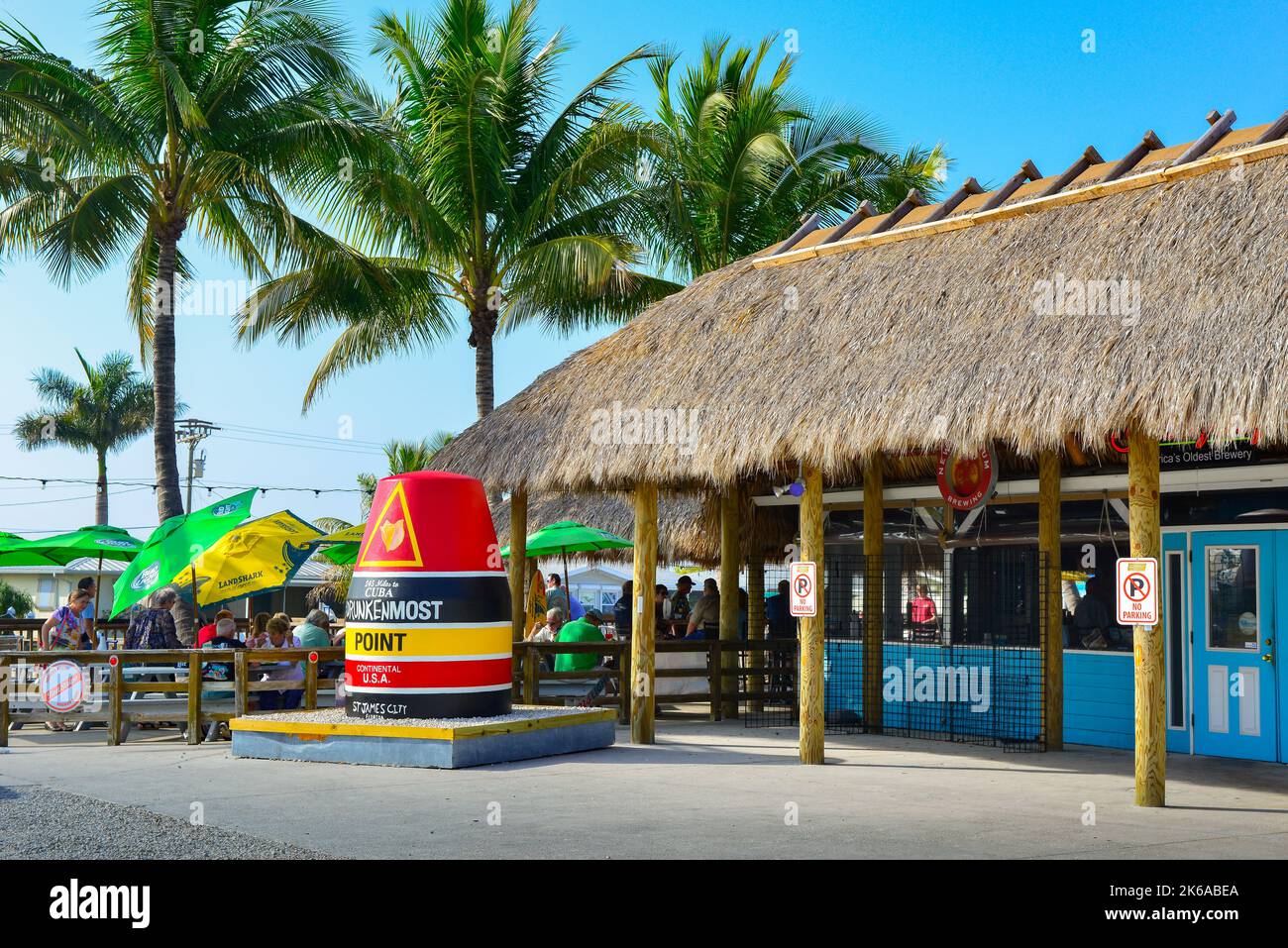 Phuzzys boat shack restaurant am wasser Fotos und Bildmaterial in