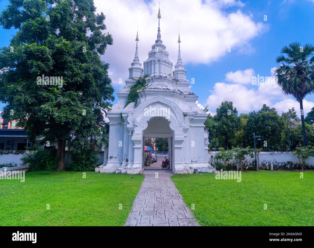 Wat Suan Dok Buddhistischer Tempel in Chiang Mai, Nordthailand Stockfoto
