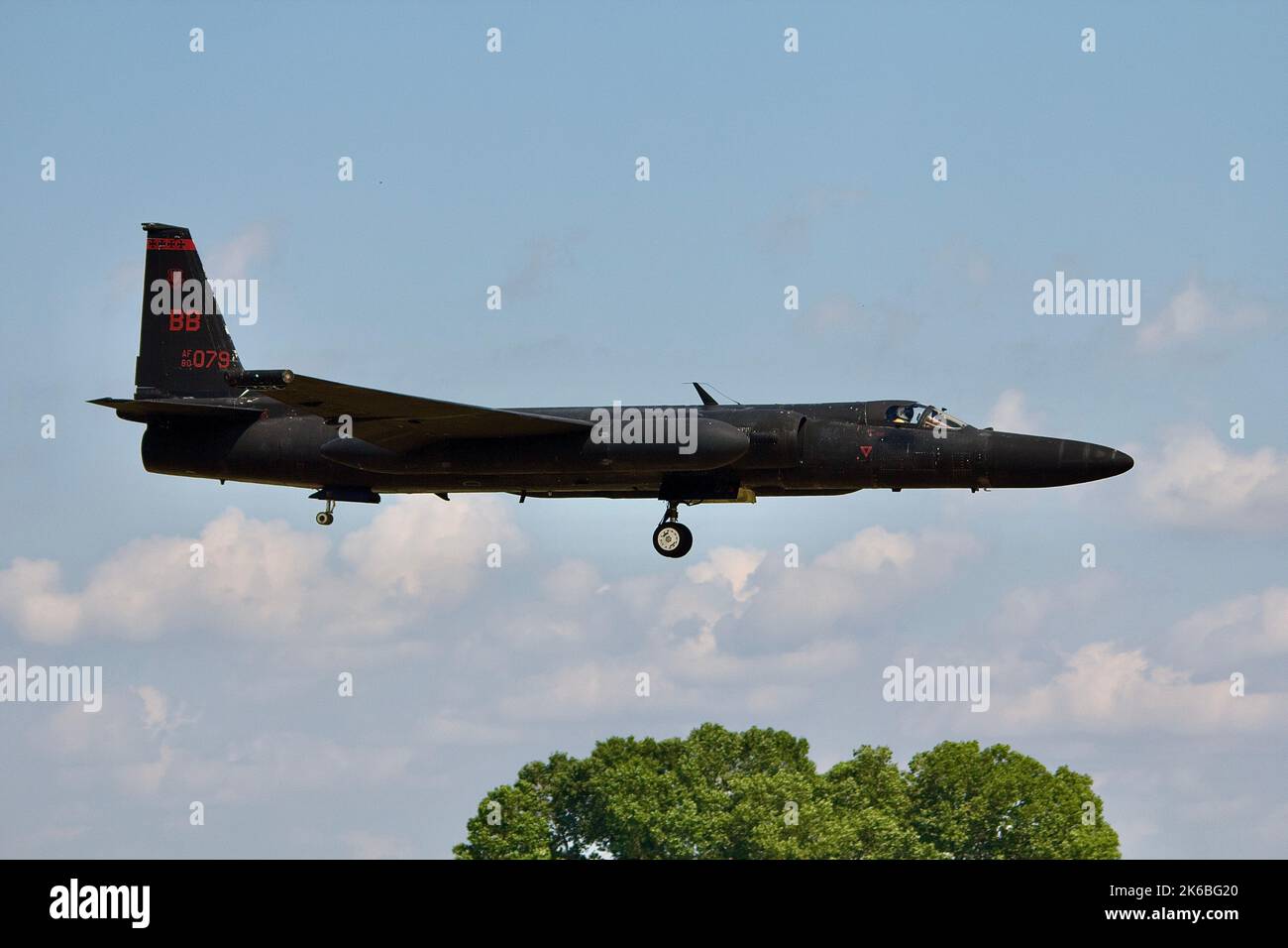 Lockheed U2 Spionageflugzeug. Stockfoto