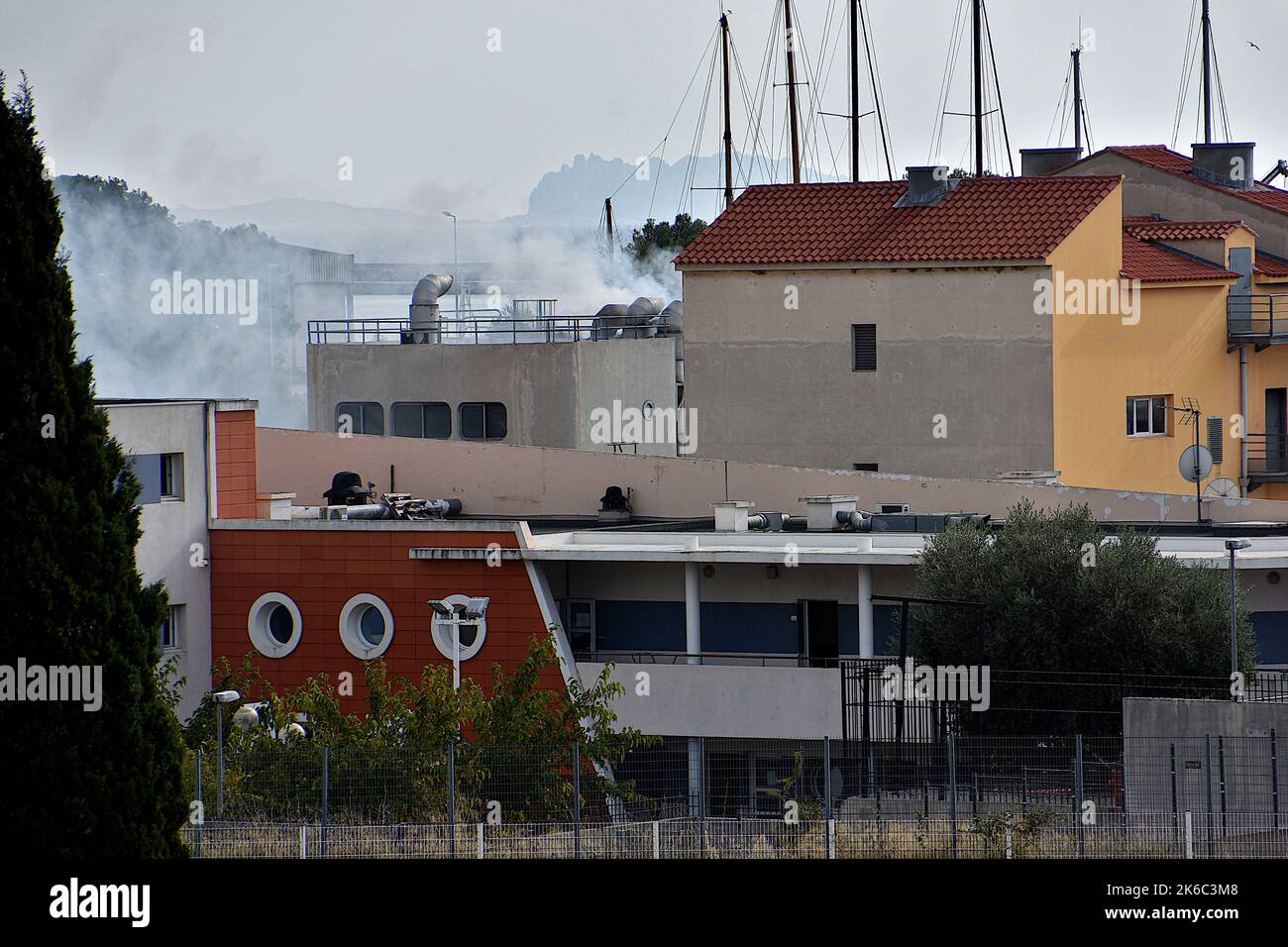 Marseille, Frankreich. 12. Oktober 2022. Ein Blick auf das Training Center for Intervention and Survival Techniques (CETIS) in Marseille. Kredit: SOPA Images Limited/Alamy Live Nachrichten Stockfoto