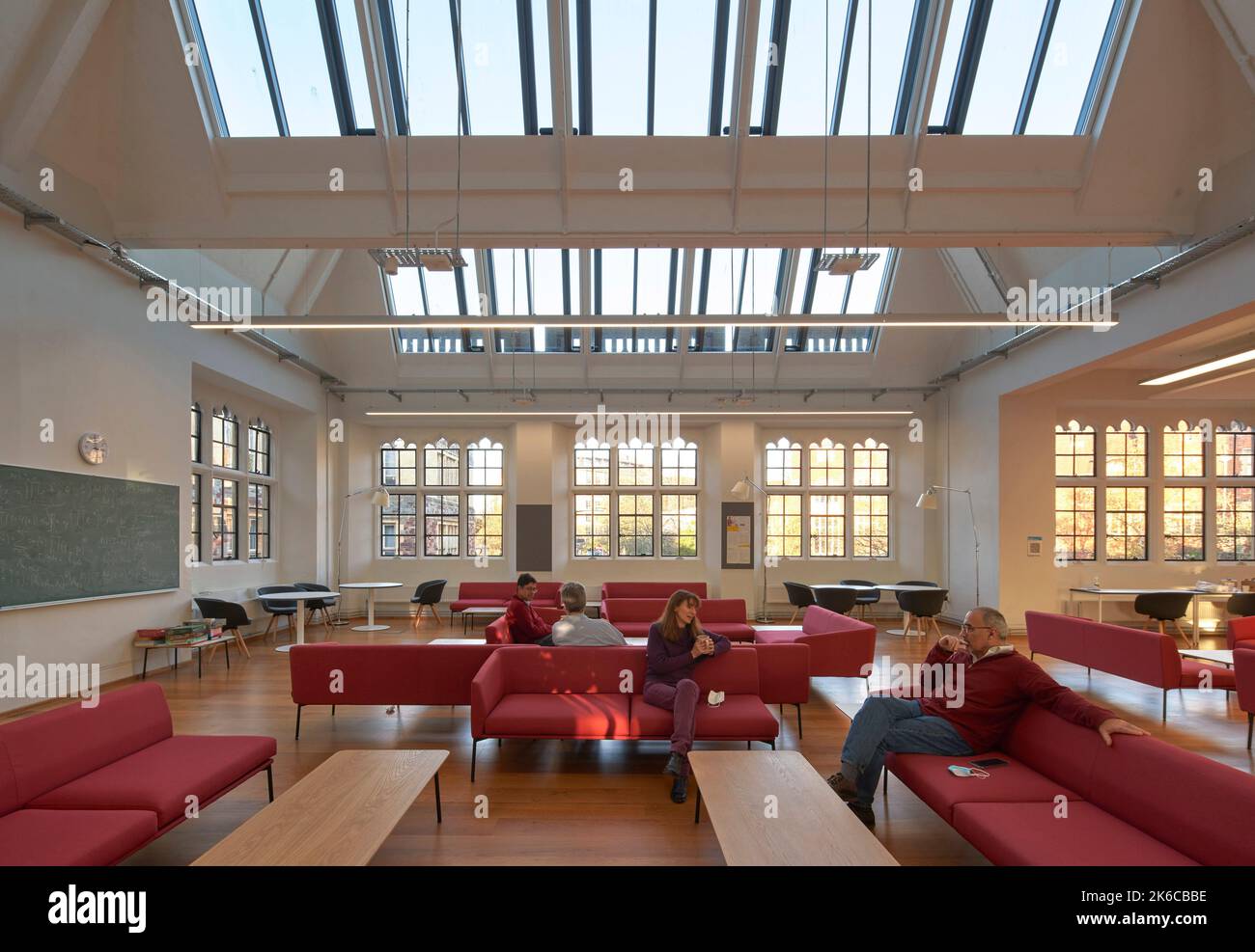 Workshop. University of Bristol: Fry Building, Bristol, Großbritannien. Architekt: Wilkinson Eyre Architects, 2020. Stockfoto