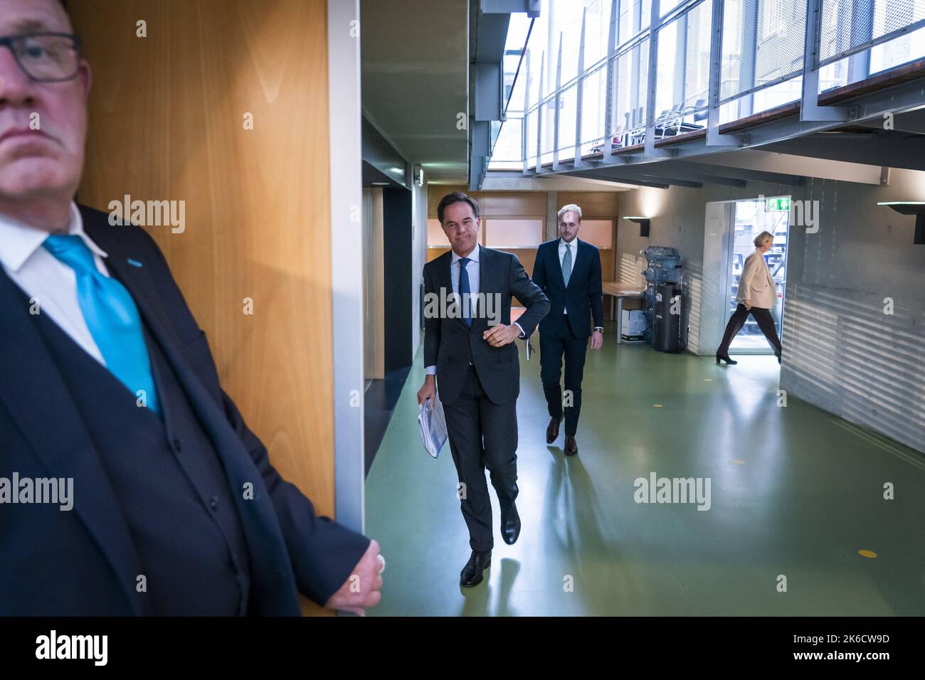 2022-10-13 16:14:57 DEN HAAG - Premierminister Mark Rutte (2010-anwesend) in der Untersuchungshalle des Repräsentantenhauses während einer öffentlichen Befragung des parlamentarischen Untersuchungsausschusses für die Erdgasförderung in Groningen. ANP JEROEN JUMELET niederlande Out - belgien Out Stockfoto