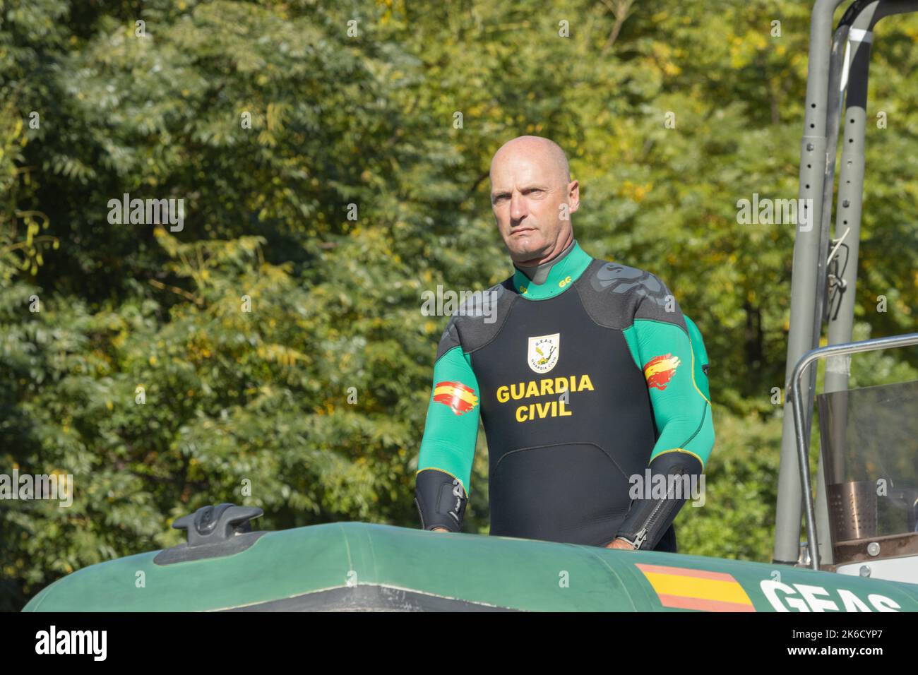 Die Militärparade zum Gedenken an den Hispanic Day und die spanischen Streitkräfte in Madrid, Spanien Stockfoto