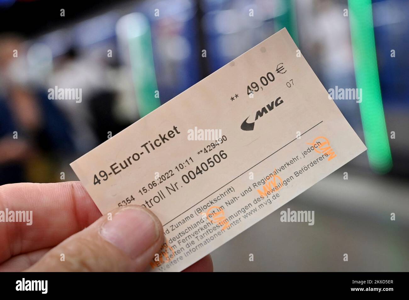 49 euro ticket -Fotos und -Bildmaterial in hoher Auflösung – Alamy