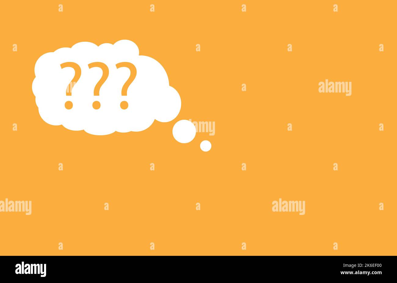 Handgezeichnete Doodle-Fragezeichen Stock Vektor