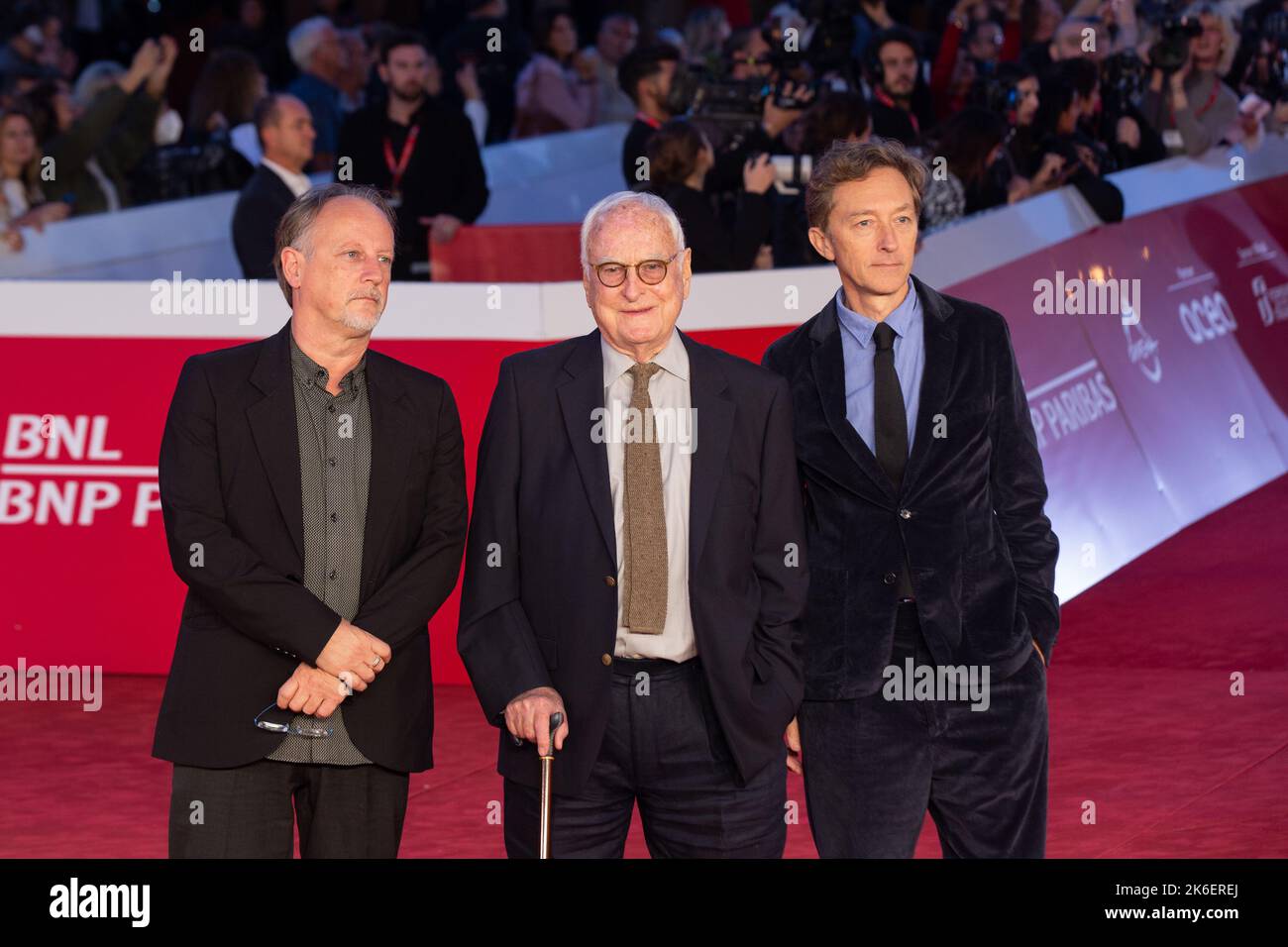 13. Oktober 2022, Rom, Italien: Regisseur James Ivory nimmt am roten Teppich der Eröffnung des Rome Film Fest 2022 Teil. (Bild: © Matteo Nardone/Pacific Press via ZUMA Press Wire) Stockfoto