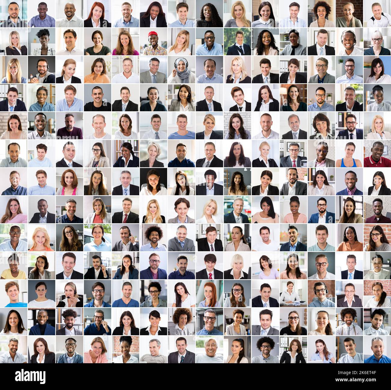 People Avatar Set. Business Group Face Collage Stockfoto People Avatar Set. Business Group Face Collage Stockfoto
